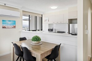 Dining table can be used as a working space