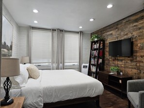 Apt 1's second King bedroom also has an HD TV.