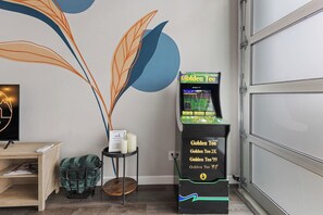 Or play a few games on the Golf Simulator game.