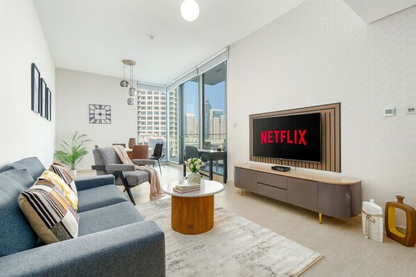 Full view of living area