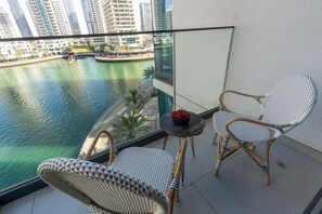 Balcony seating area