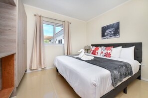Drift off to sleep in this cozy and comfortable, elegantly styled bedroom.