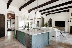 Fully Equipped Chef's Kitchen and Open Living Area