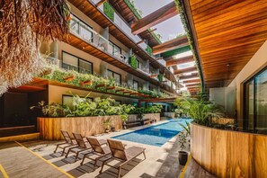 Ground Floor Pool with Waterfall