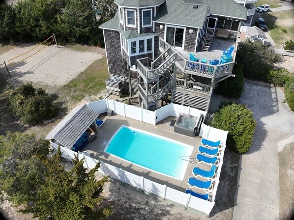 Arial view of TREASURE CHEST.