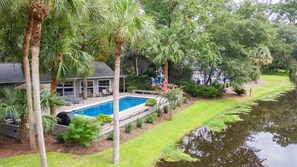 Pool Deck and Backyard Oasis