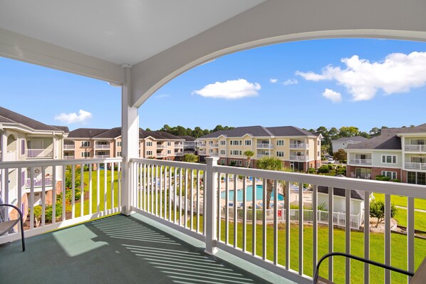 Enjoy top floor views