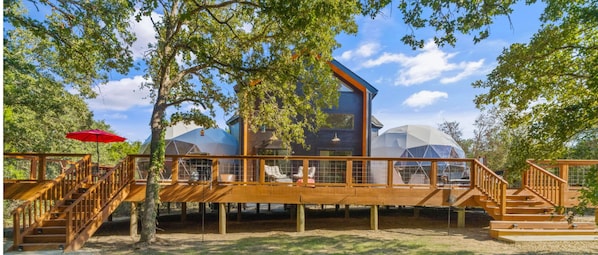 Glamping domes near Austin Texas