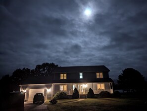 House at night