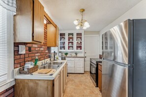 Indoors, Kitchen, Refrigerator, Sink, Plate
