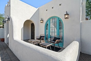 Seating to catch the morning sun or a beautiful Tucson sunset.
