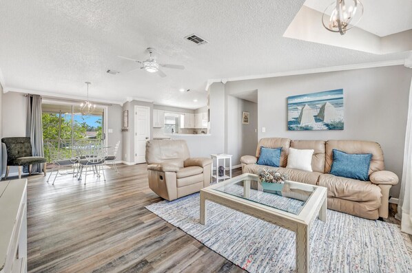 Enter to our cozy coastal home!