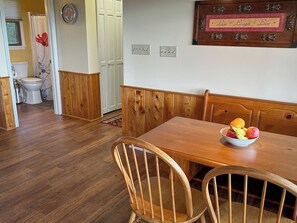 Dining area with room to seat 6 people.