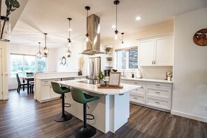 Open concept floor plan