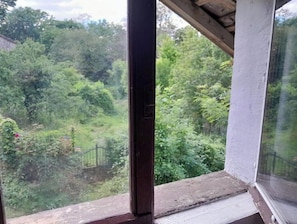 Blick von der Unterkunft