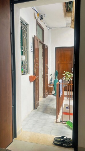 Interior entrance