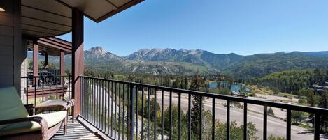 Amazing view of the Needles Mountain Range and Spud Mountain from the Deck