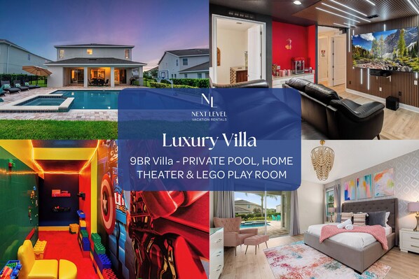 Experience luxury in this elegant 9BR villa! ✨🏡 Featuring a huge pool, spa.