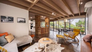 Spacious seating area 