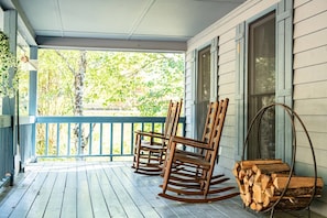 Sunrise, silence, and a cup of coffee. This porch is made for moments like these