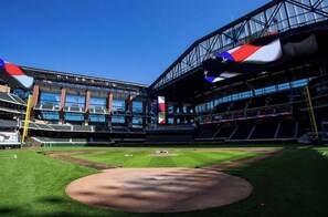 Walk to Globe Life Field to catch a baseball game!