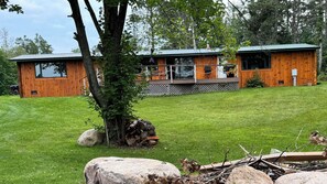 Upper cabin view from fire pit