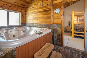 Enjoy the Indoor Hot Tub | Main Level