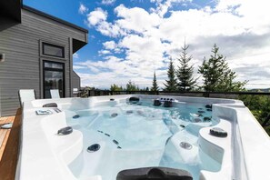 Spa bliss under summer skies.