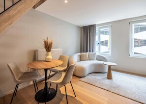 Living area with kitchenette