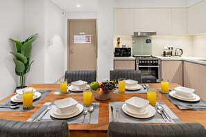 Dining Area: Savor delectable meals with friends in this modern, stylish space!