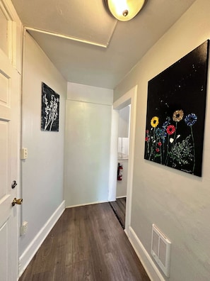 Welcome to a bright and inviting front foyer