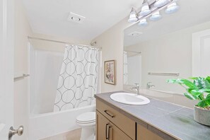 The full bathroom for your stay