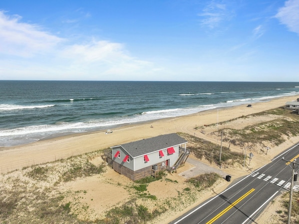 Aerial View of Oceanfront Morr to Sea