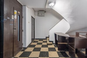 Interior entrance