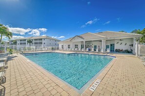 BH202 - The Blue Heron community pool is just steps from this unit