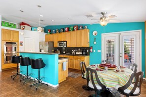 Kitchen and dining room