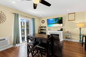 View from sleeping area to living room - view from sleeping area to living room