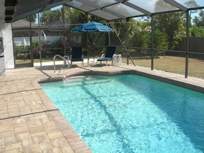 Pool heated with solar and Heat pump