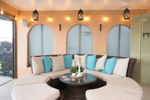 Outdoor seating area