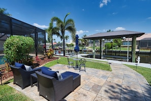 Outdoor seating area