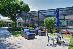 Outdoor seating area