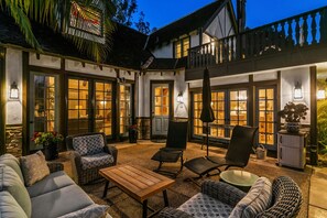 Welcome to Chateau Saint Malo Beach! Experience French Normandy charm & enchanting ambiance in this gorgeous 4 bed/3.5 bath home in a small gated community.