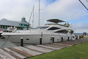 Port side of Yacht