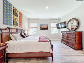 Large master bathroom to rest and relax!