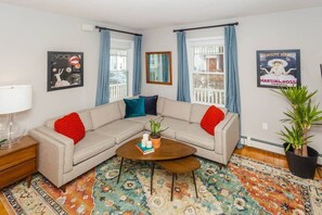 Duplex 1: open concept living area