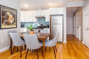 Duplex 1: open concept living area