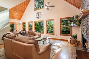 Room for everyone to settle in by the fire..