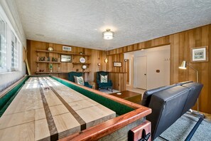 Test your skills at shuffleboard!