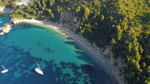 Stafilos sandy beach - 300m