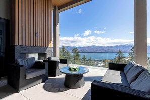 Upper Patio with Amazing Views of Lake Okanagan